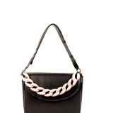 CI1 - Classic Black & Baby pink chain